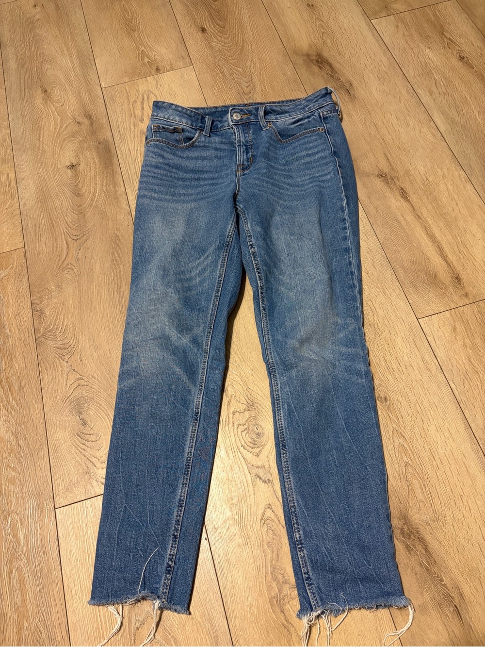 Old Navy Medium Blue Straight Leg Jeans